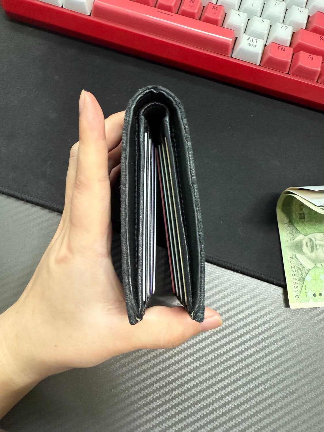 디올 오블리크 반지갑 상품이미지6