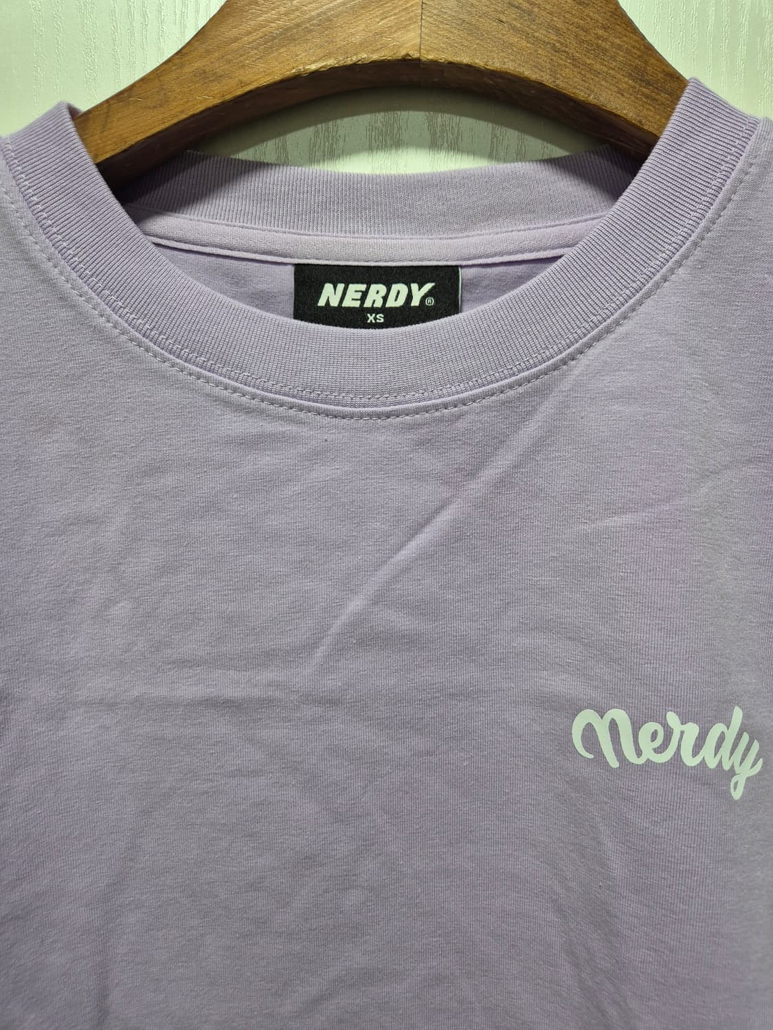 (타임세일)(새상품)널디 NERDY 퍼플 반팔 티셔츠 반바지 세트 상품이미지5