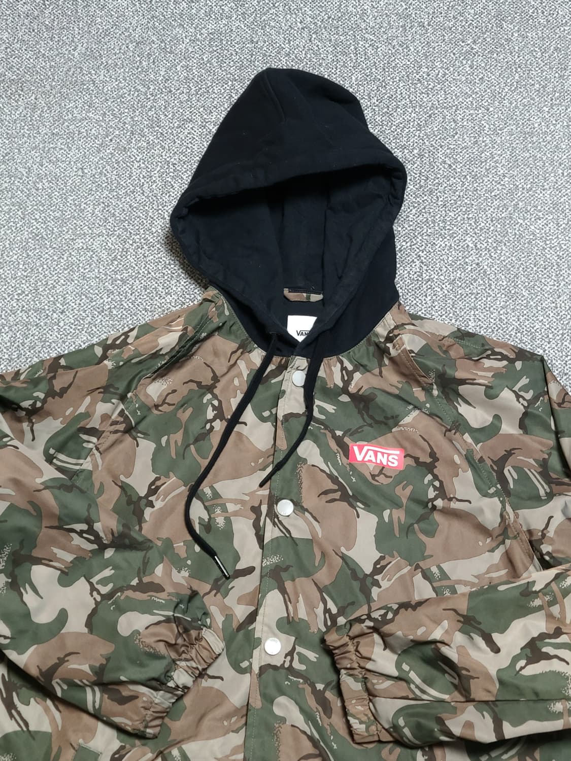 반스 카모플라쥬 후드 코치자켓 M 상품이미지3