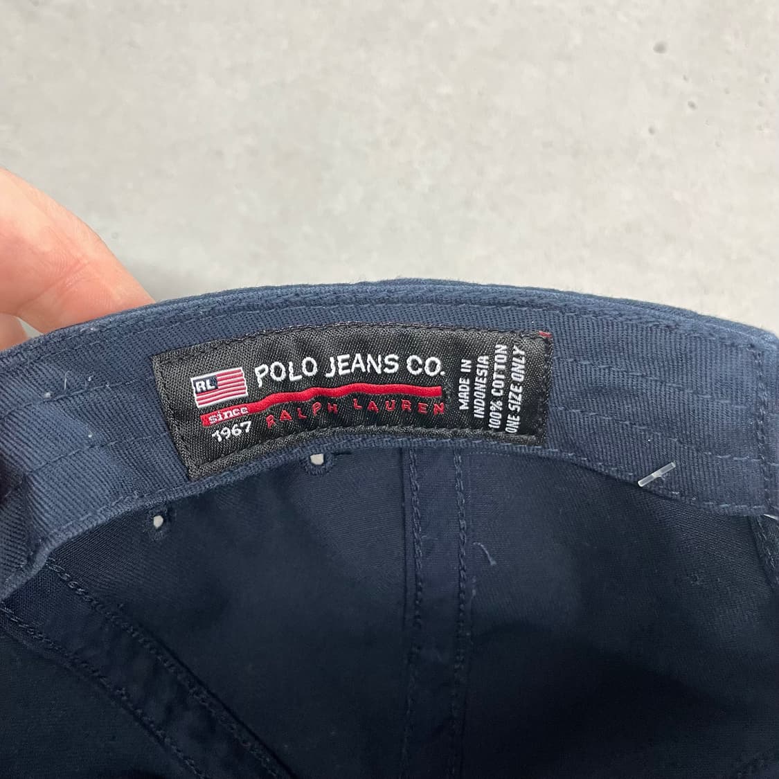 폴로 스포츠 볼캡 네이비  상품이미지4