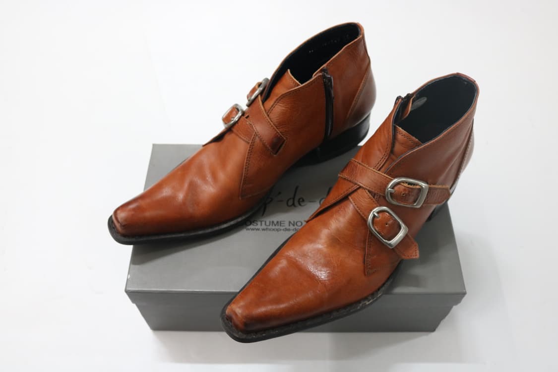 훕데두 스퀘어토 버클 스트랩 부츠 상품이미지8