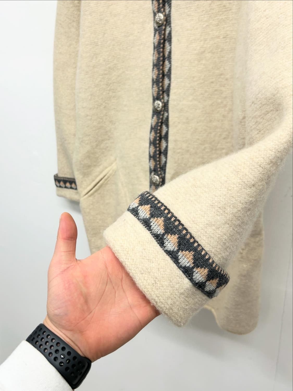 Jahreszeit Loden 후드 자켓 MADE IN AUSTRIA 상품이미지3