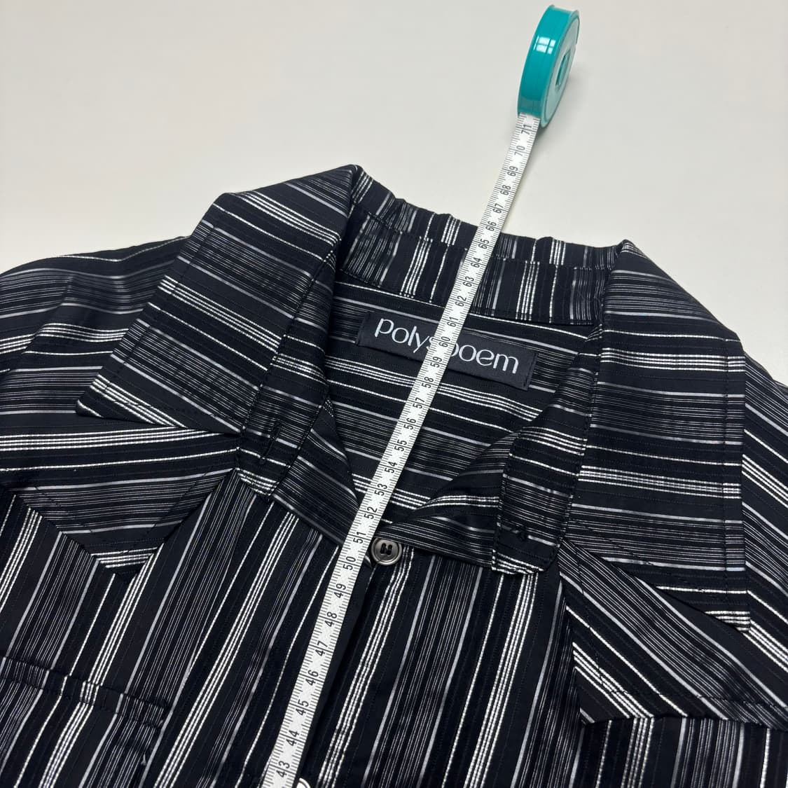 폴리수엠 WESTERN GLITTER STRIPE SHIRT (BLA 상품이미지8