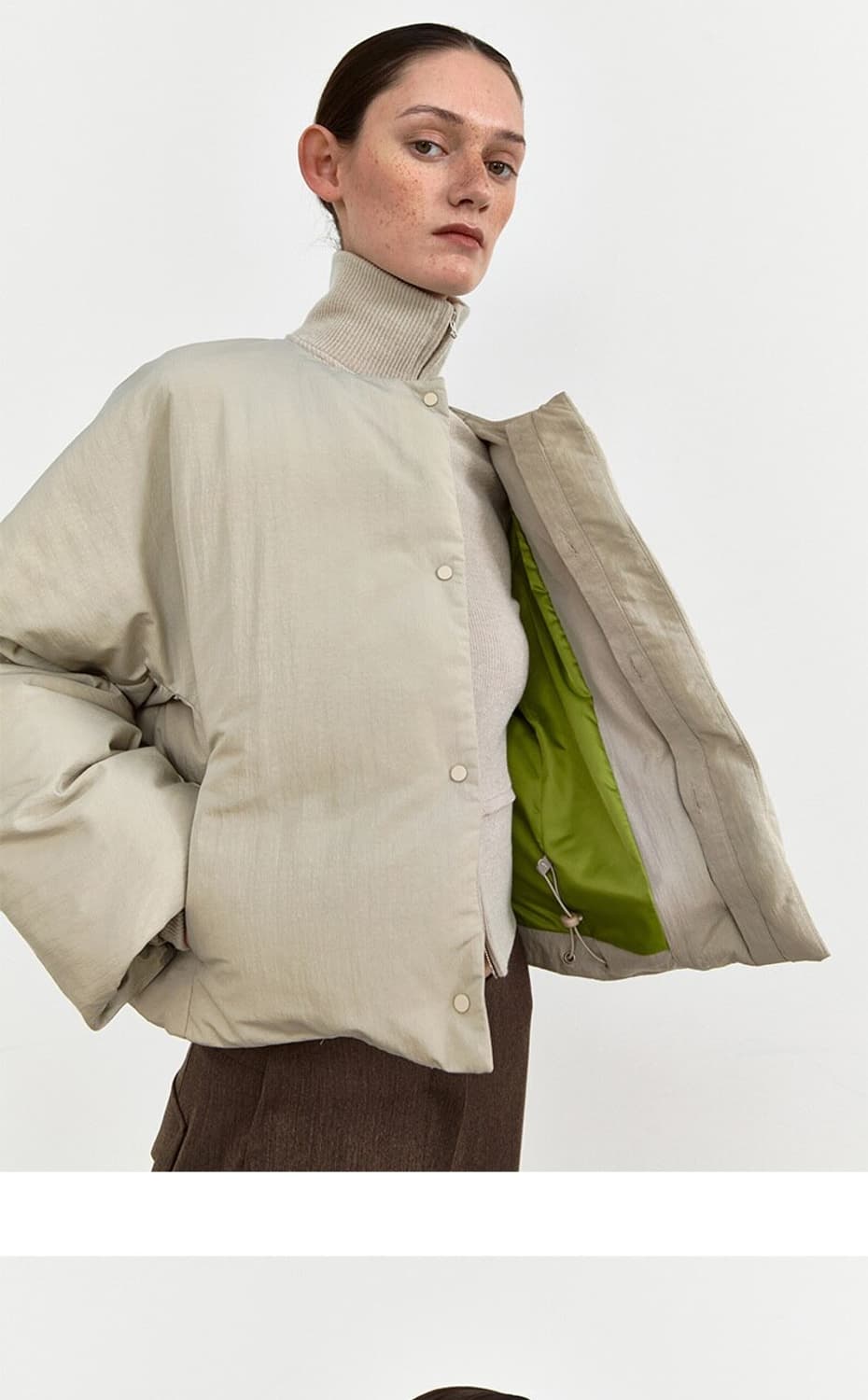 모한 후드 푸퍼 구스다운 패딩 상품이미지4