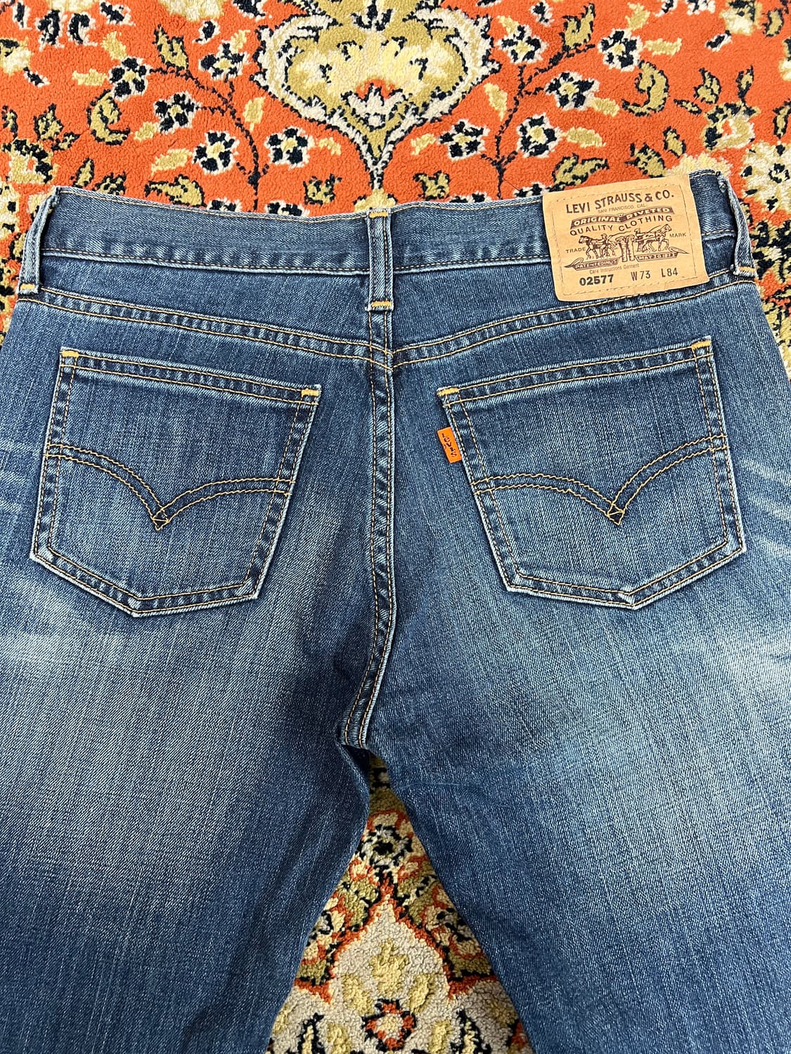 [29] 리바이스 오렌지탭 577 부츠컷 플레어 데님 팬츠 상품이미지3