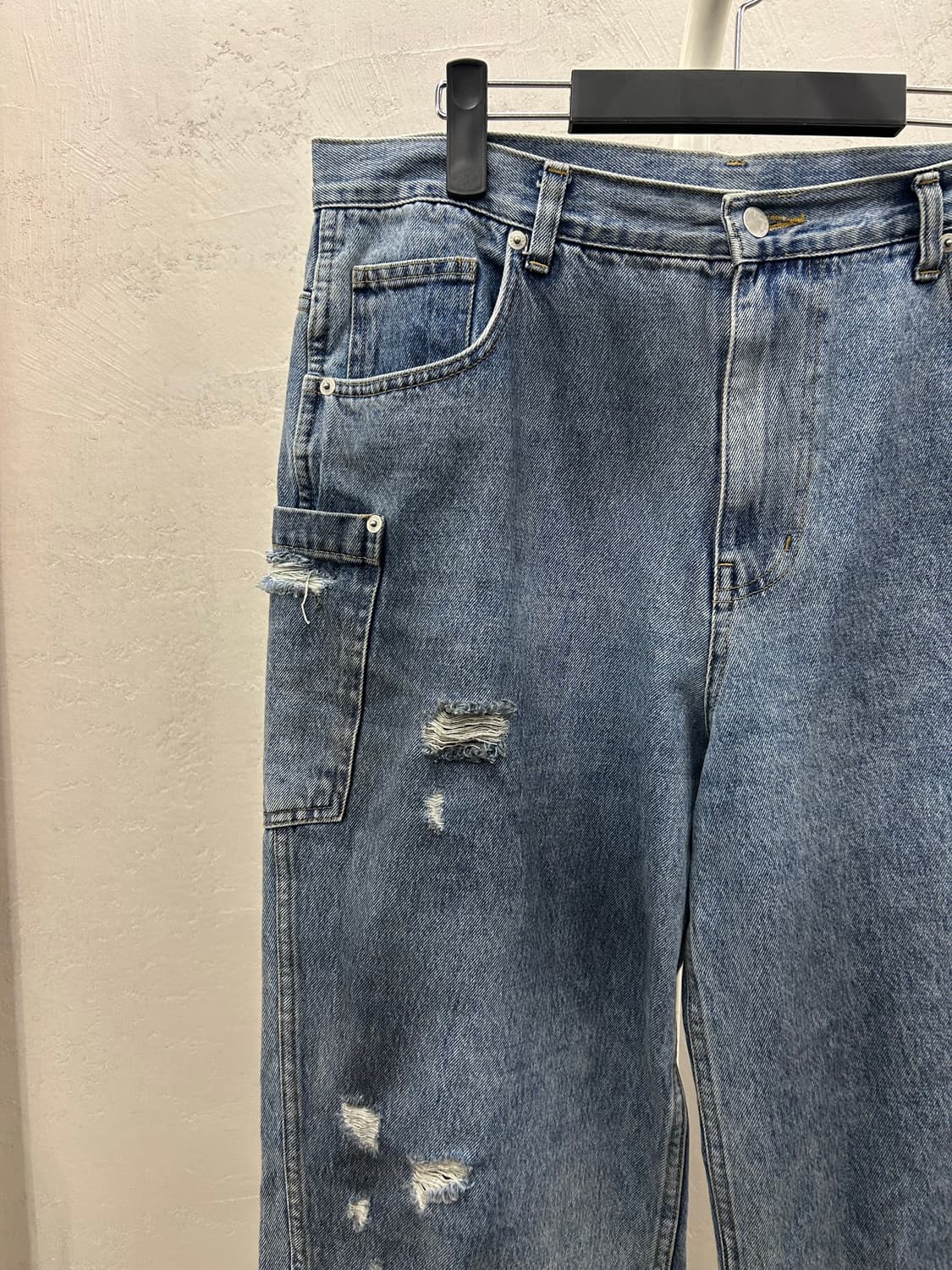 LEMARD 데미지 워싱 데님 상품이미지6