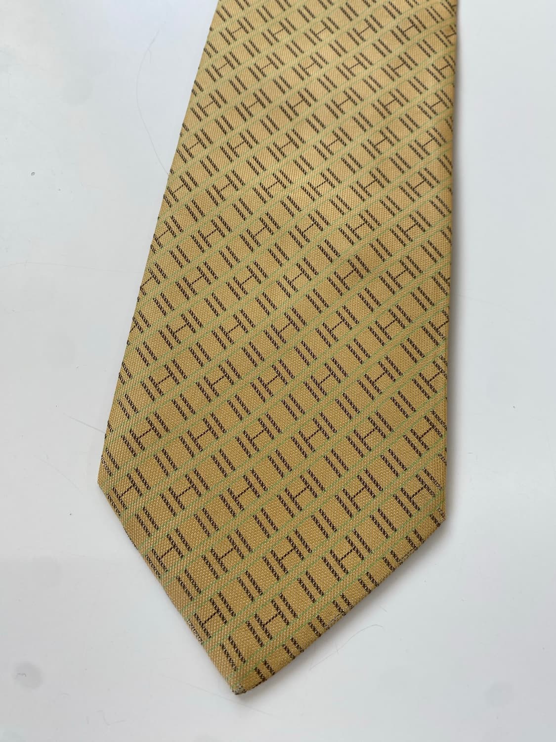 에르메스(HERMES) H모노그램 명품 정품 넥타이 상품이미지9