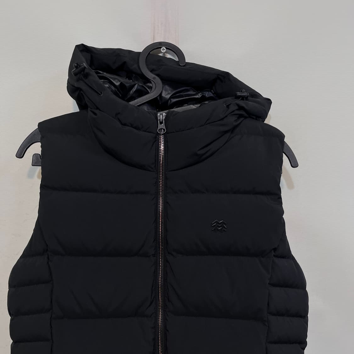 코오롱 여성 거위털 패딩조끼 90 블랙 상태최상 상품이미지2
