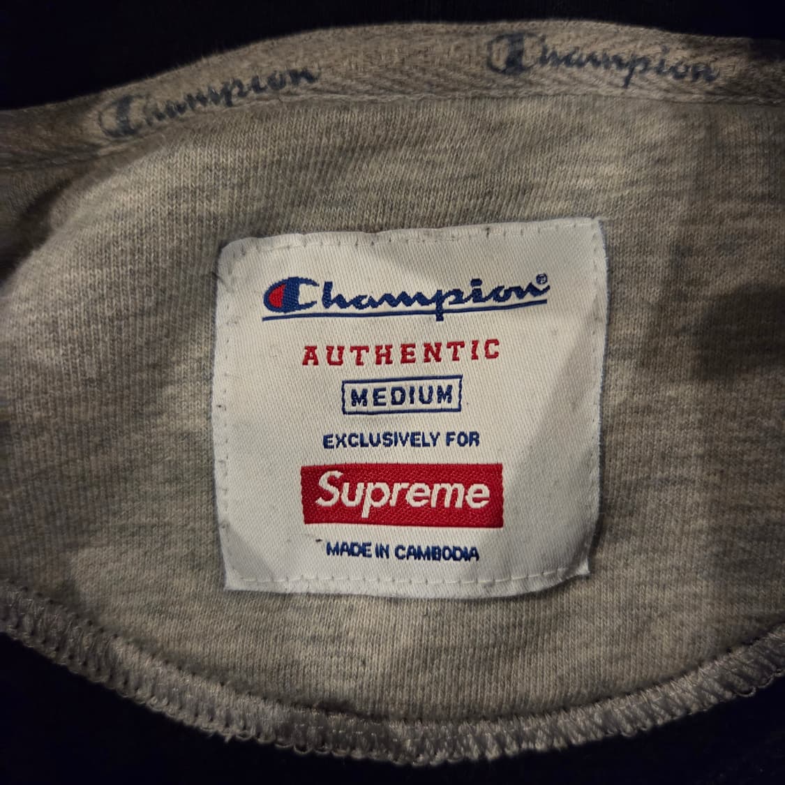 [M] 슈프림 x 챔피온 14fw 후드 (Supreme x Champio 상품이미지4