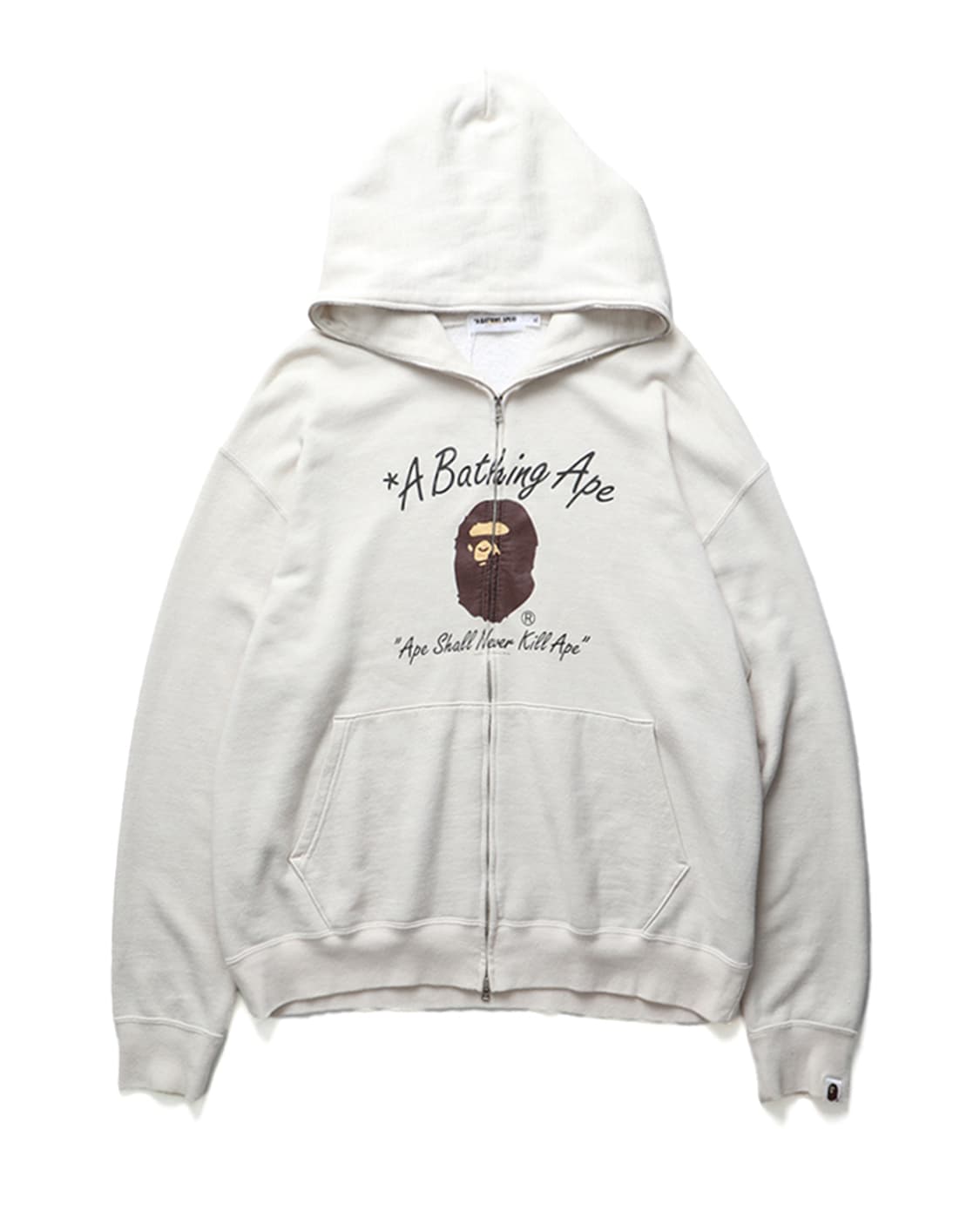  A BATHING APE Beige Logo Hoodie 상품이미지2