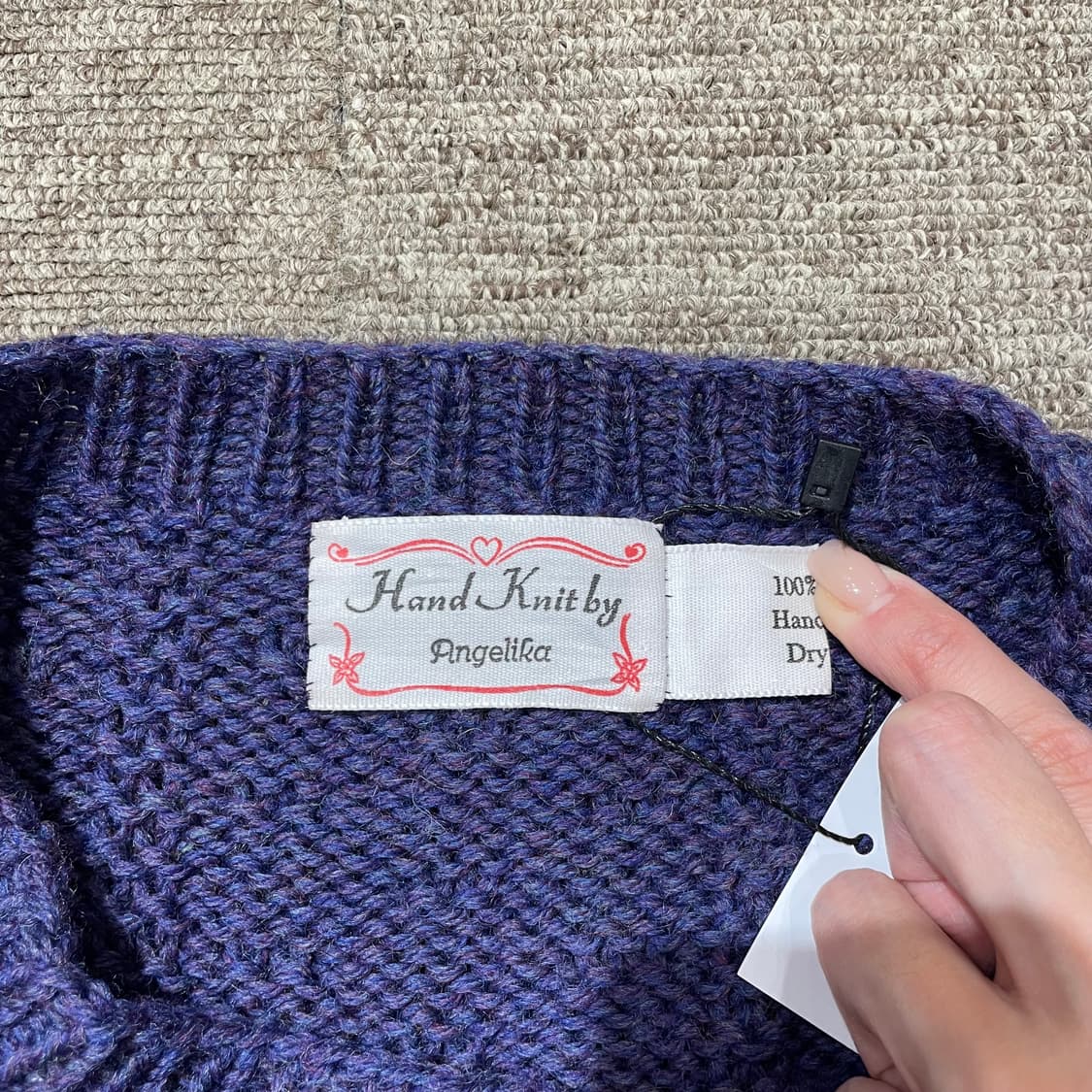 아메리칸 빈티지 핸드니트 울 니트  상품이미지9