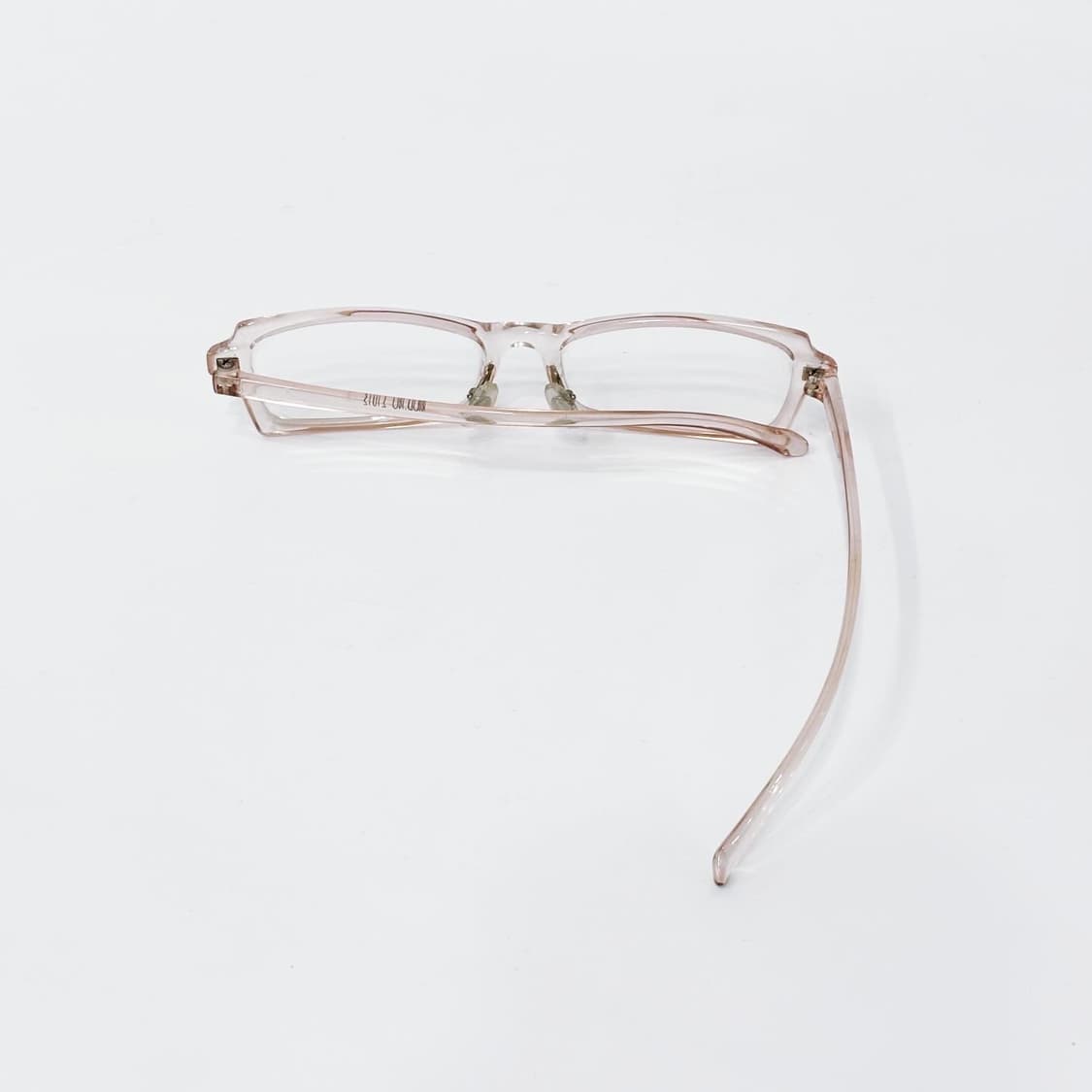 핑크 스퀘어 뿔테 데드스탁 빈티지안경 상품이미지3