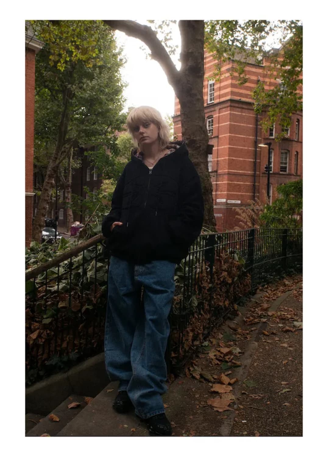 [ERTR]Reversible Hoodie Zip-Up Check Red 상품이미지2