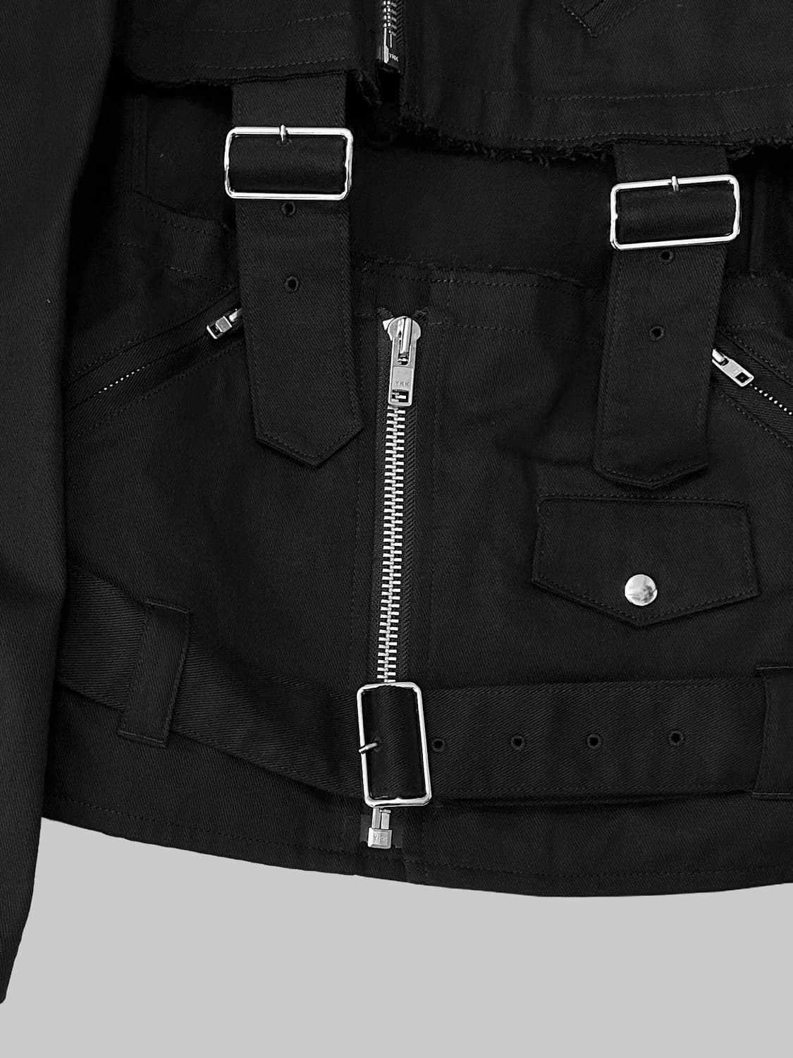 꼼데가르송 블랙 서스펜더 라이더 자켓 상품이미지4