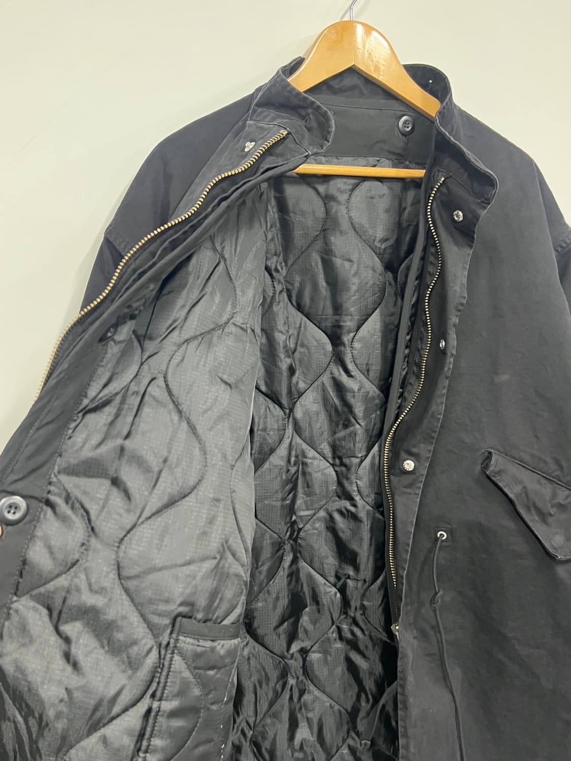 라퍼지스토어 피쉬테일 야상 롱 파카 상품이미지3