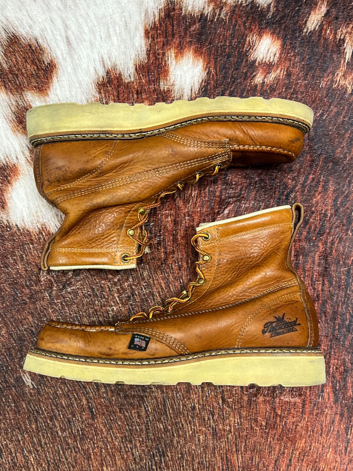 [8D] 쏘로굿 8인치 목토 워커 브라운 상품이미지1