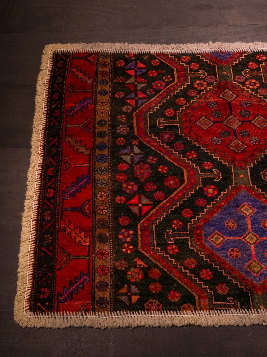 Vintage Qashqai Tribal Rug 7215 상품이미지8