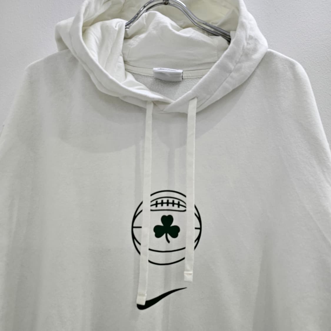 나이키 화이트 클로버 후드 티셔츠 기모 상품이미지2