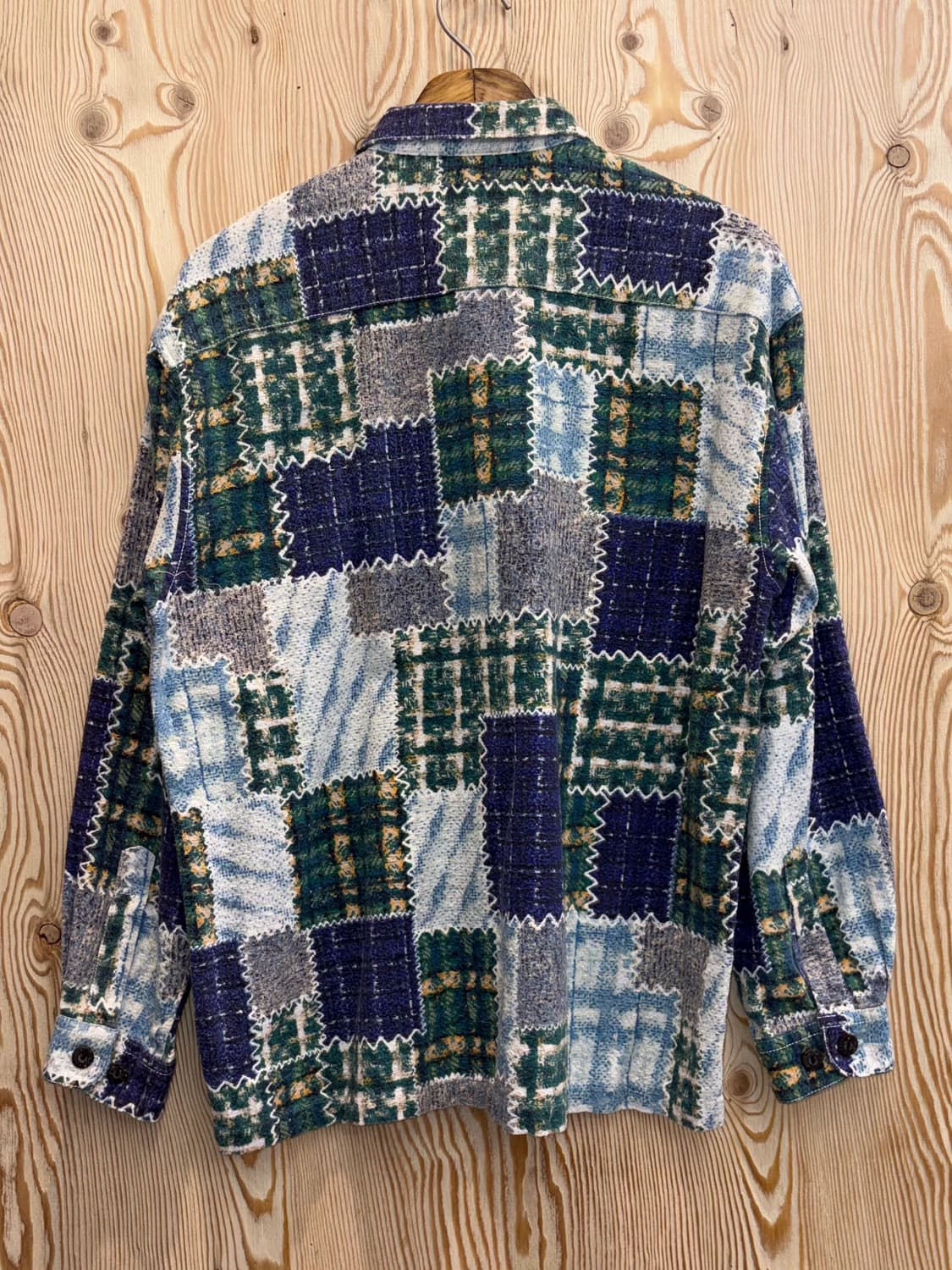 80s Break off 패치워크 셔츠 상품이미지3