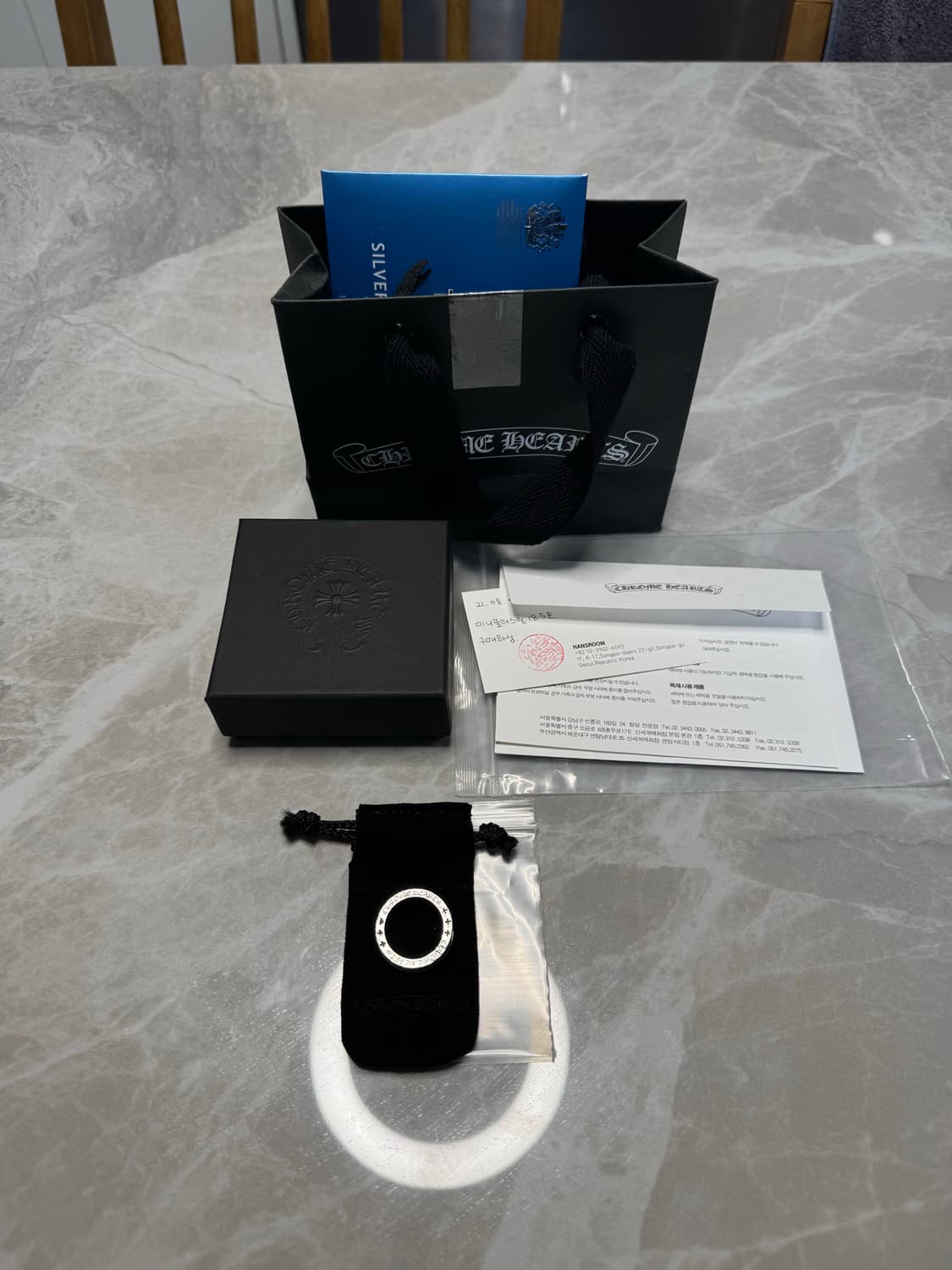 Chrome hearts mini plus ring 상품이미지4