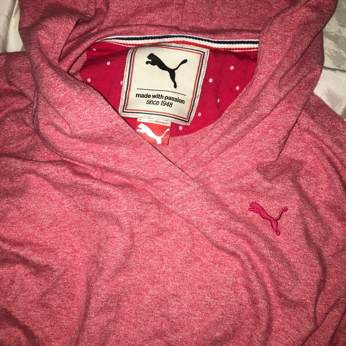 Puma 푸마 스트링 딸기우유 후드티 상품이미지6