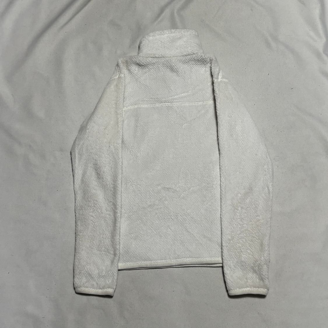 M 파타고니아 여성 화이트 반집업 플리스 상품이미지3