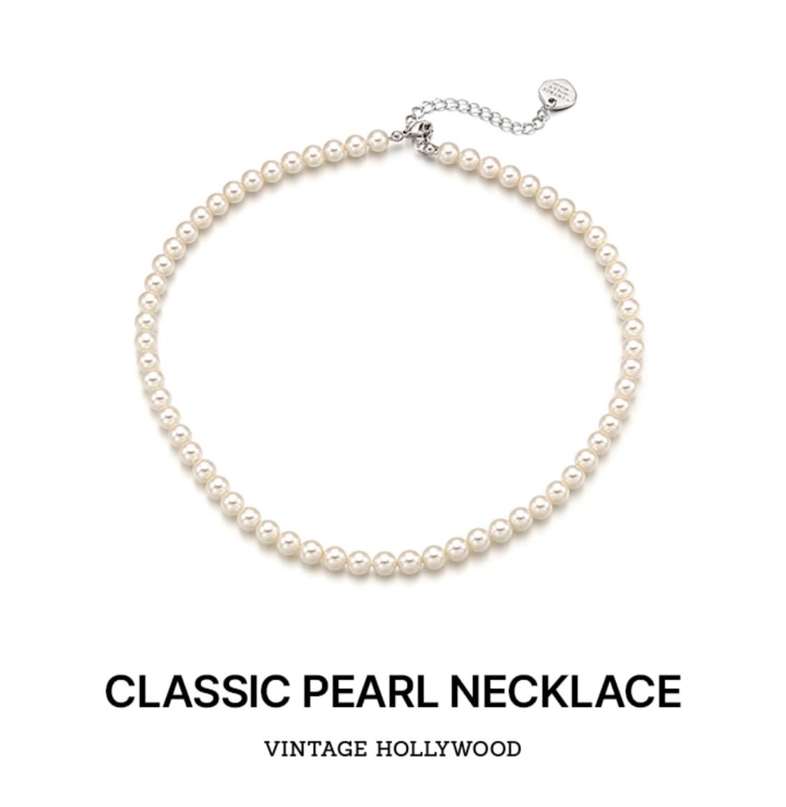 빈티지헐리우드 Classic Pearl Necklace (진주목걸이) 상품이미지2