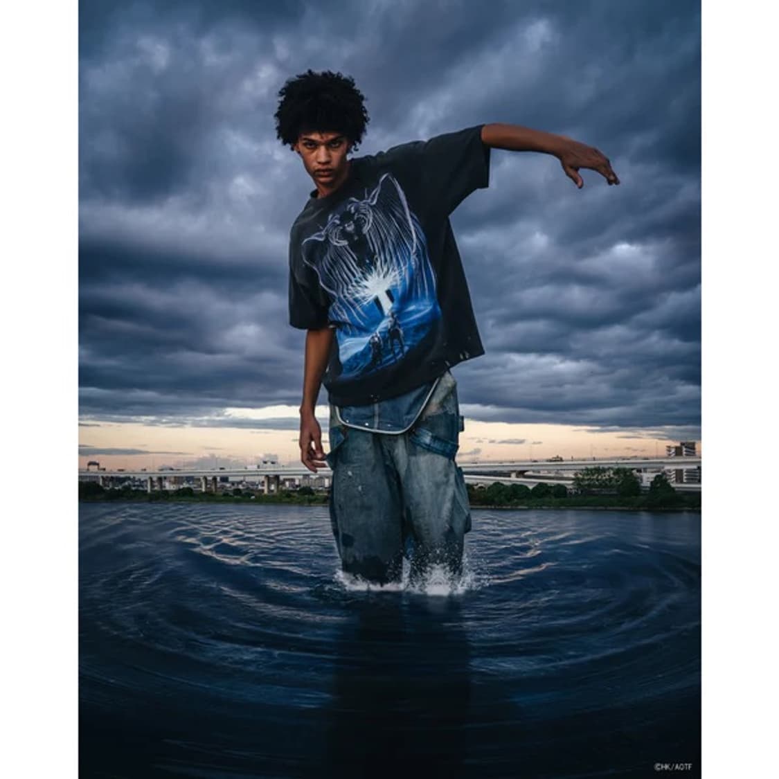 [L]세인트미카엘 x 진격의거인 26ss 반팔티셔츠 새상품 상품이미지3