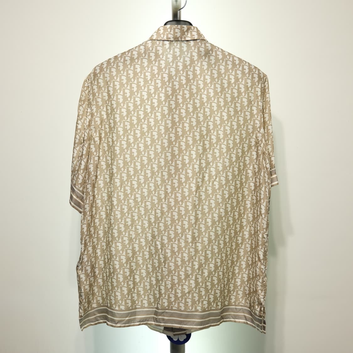 디올 오블리크 실크 반소매(반팔) 셔츠 상품이미지2