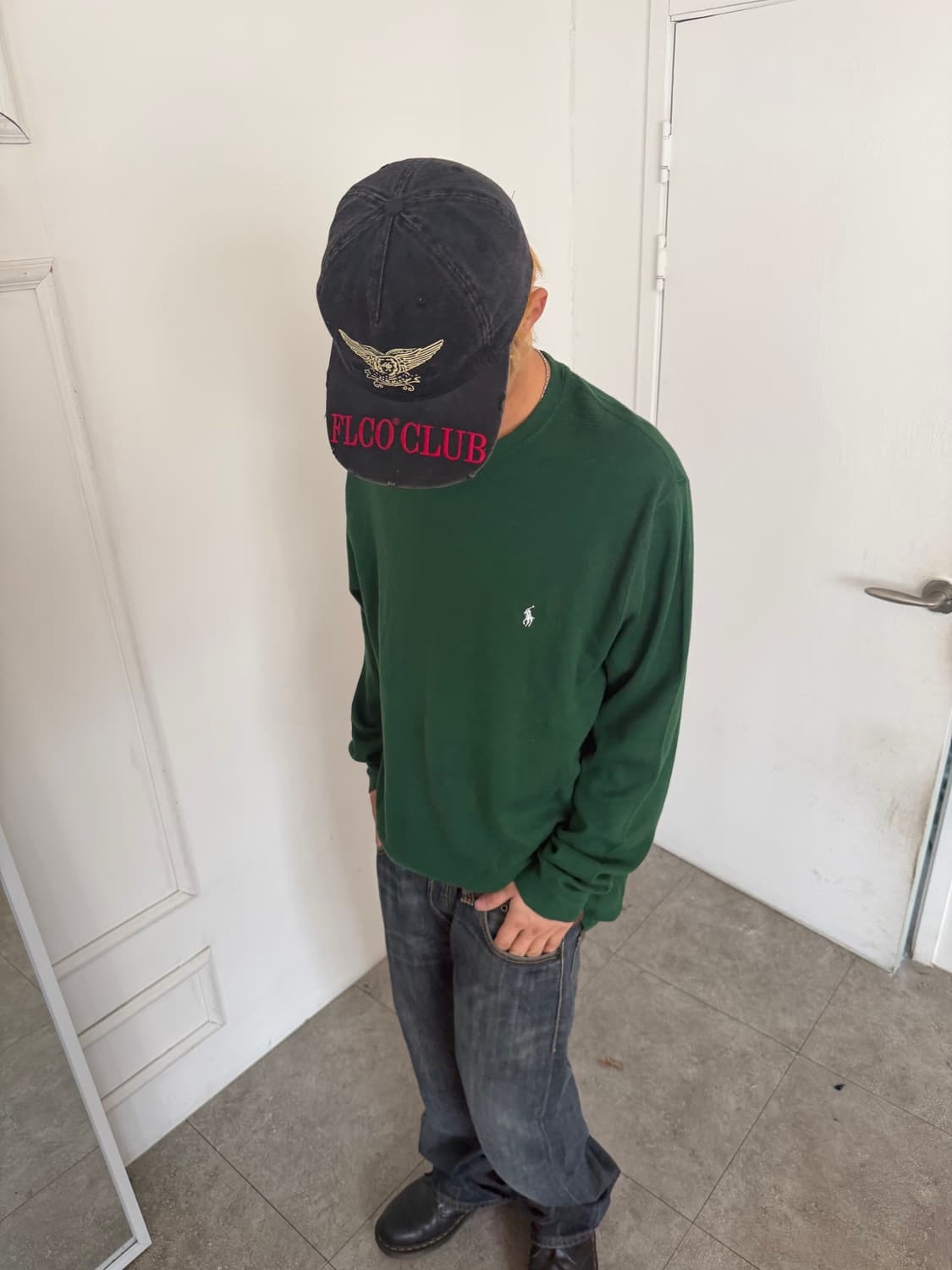 폴로 와플 롱슬리브 상품이미지4