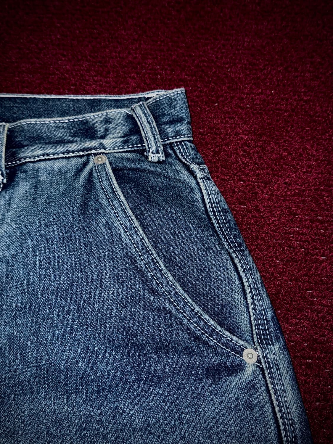 디스이즈네버댓 더블니 데님팬츠 S 상품이미지4