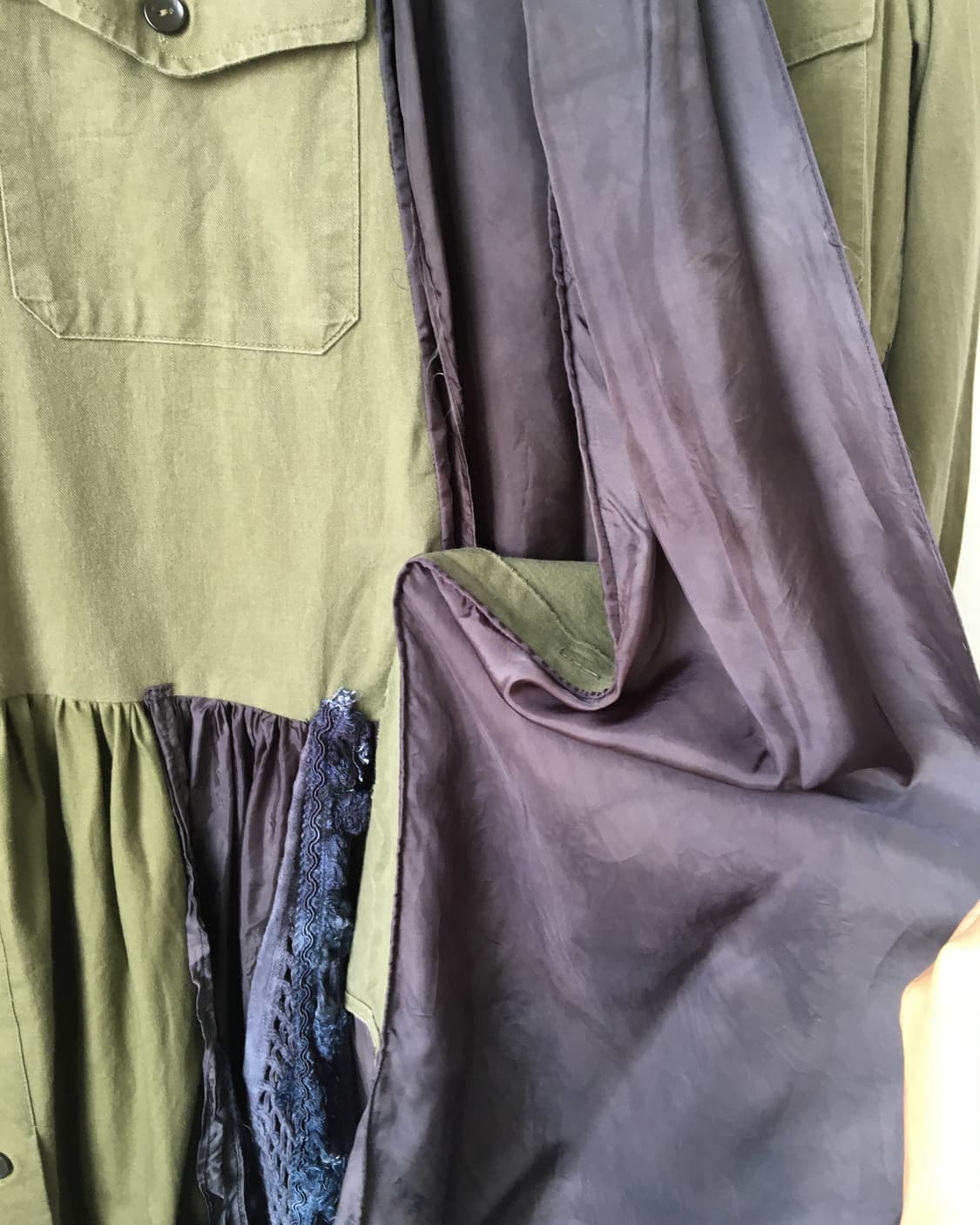 Drape layered point filed jacket 상품이미지8