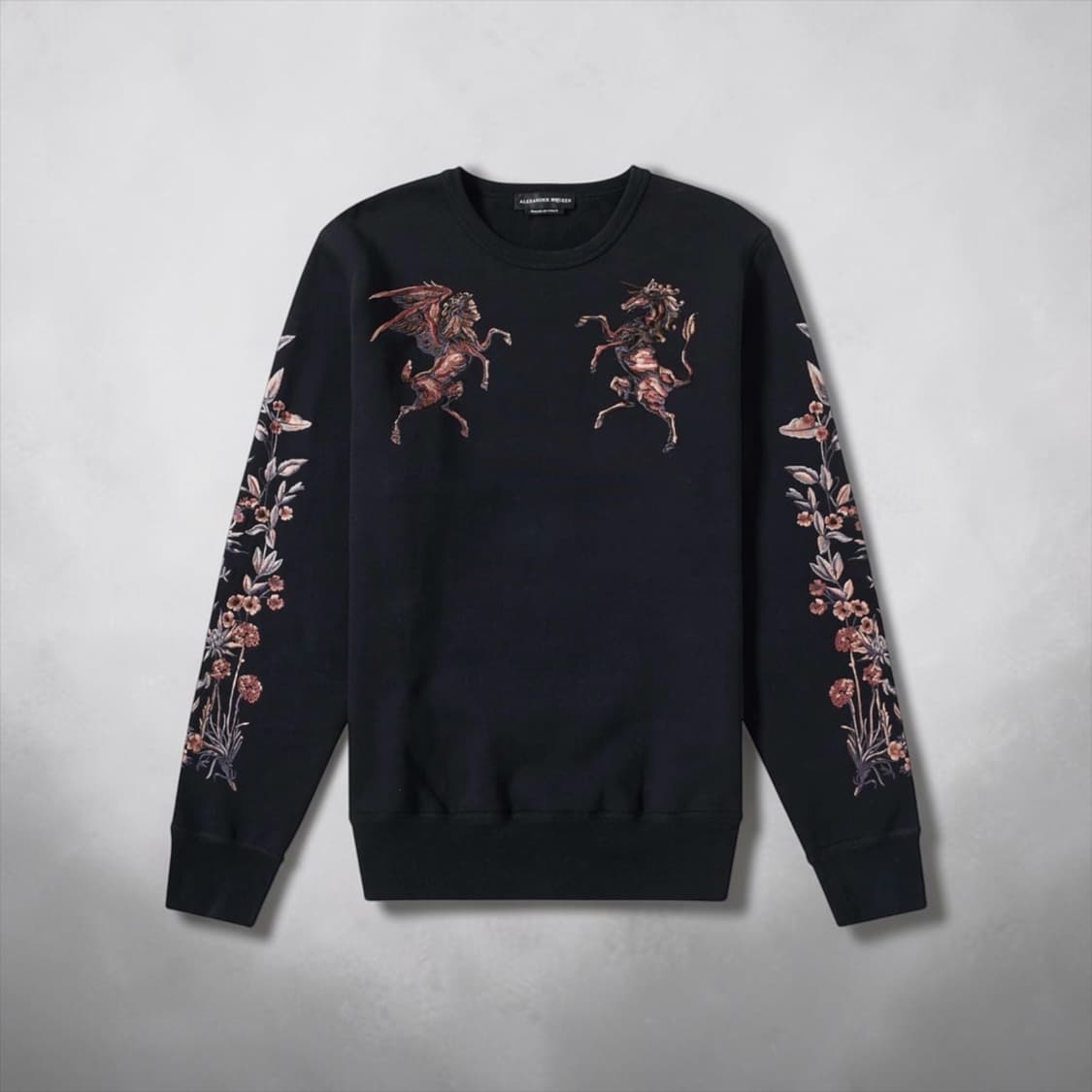 XL/ 알렉산더맥퀸 페가수스 자수 맨투맨(새상품) 상품이미지1