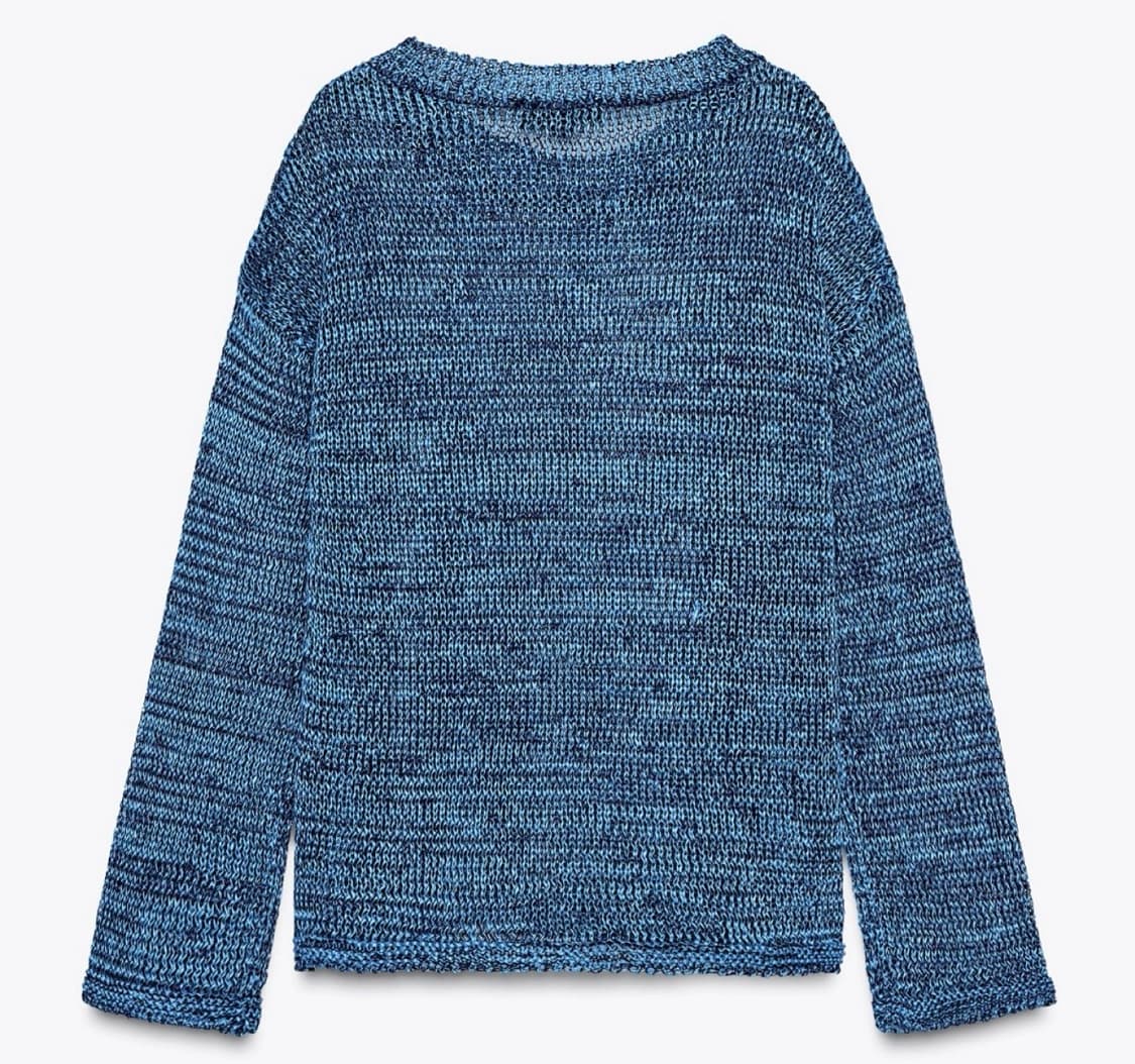 ZARA RIBBON TRIM KNIT SWEATER 상품이미지3