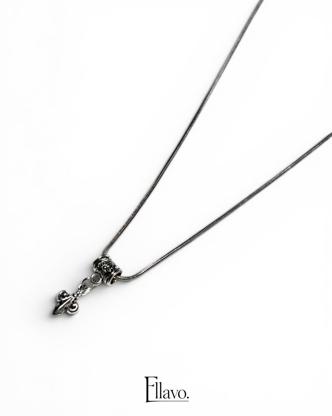 Ellavo Heritage Silver Chain Necklace 상품이미지2