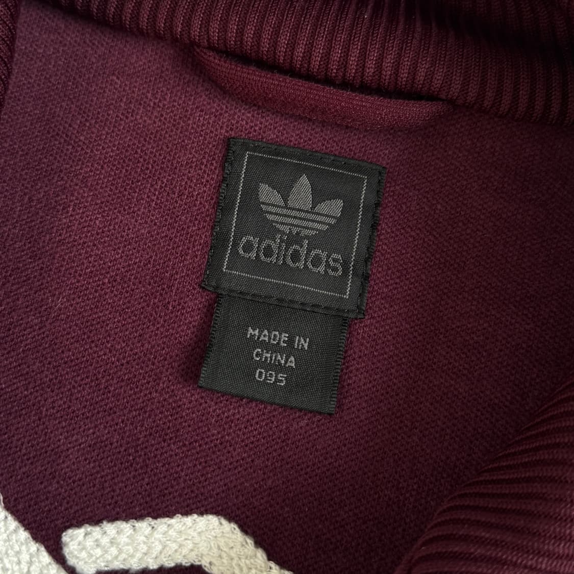 아디다스 베켄바우어 폴라베어 자수 버건디 져지 95 상품이미지4