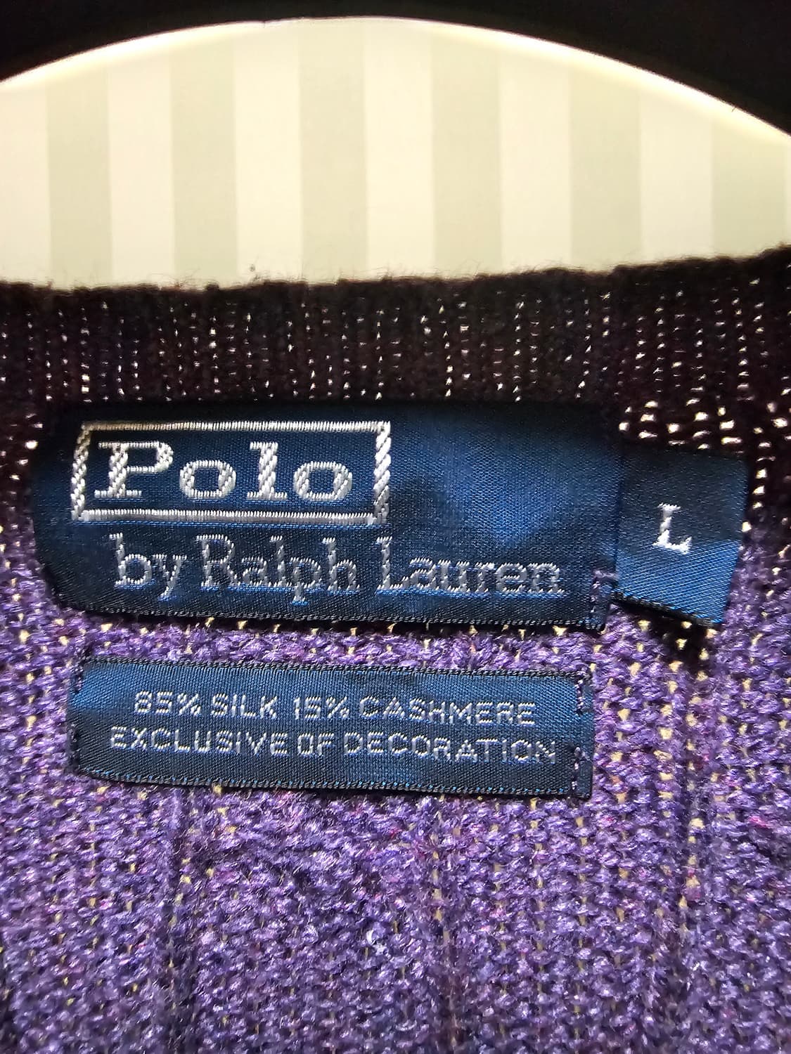 폴로 니트 실크 캐시미어 L 상품이미지8