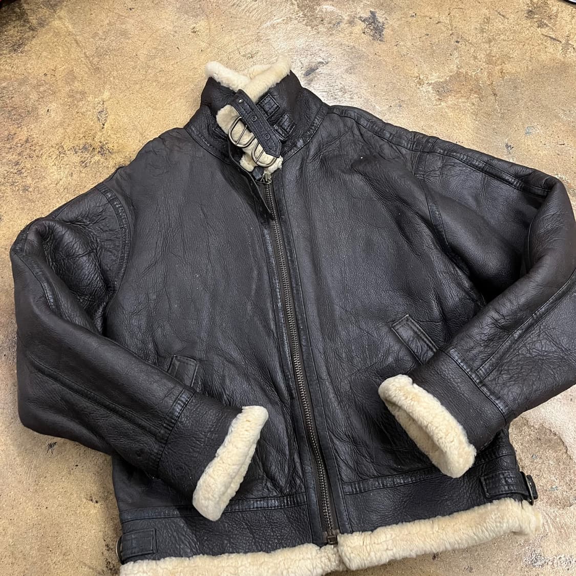 [정품/2xl] 미공군 Type B-3 램스킨 무스탕 자켓 b17 상품이미지1