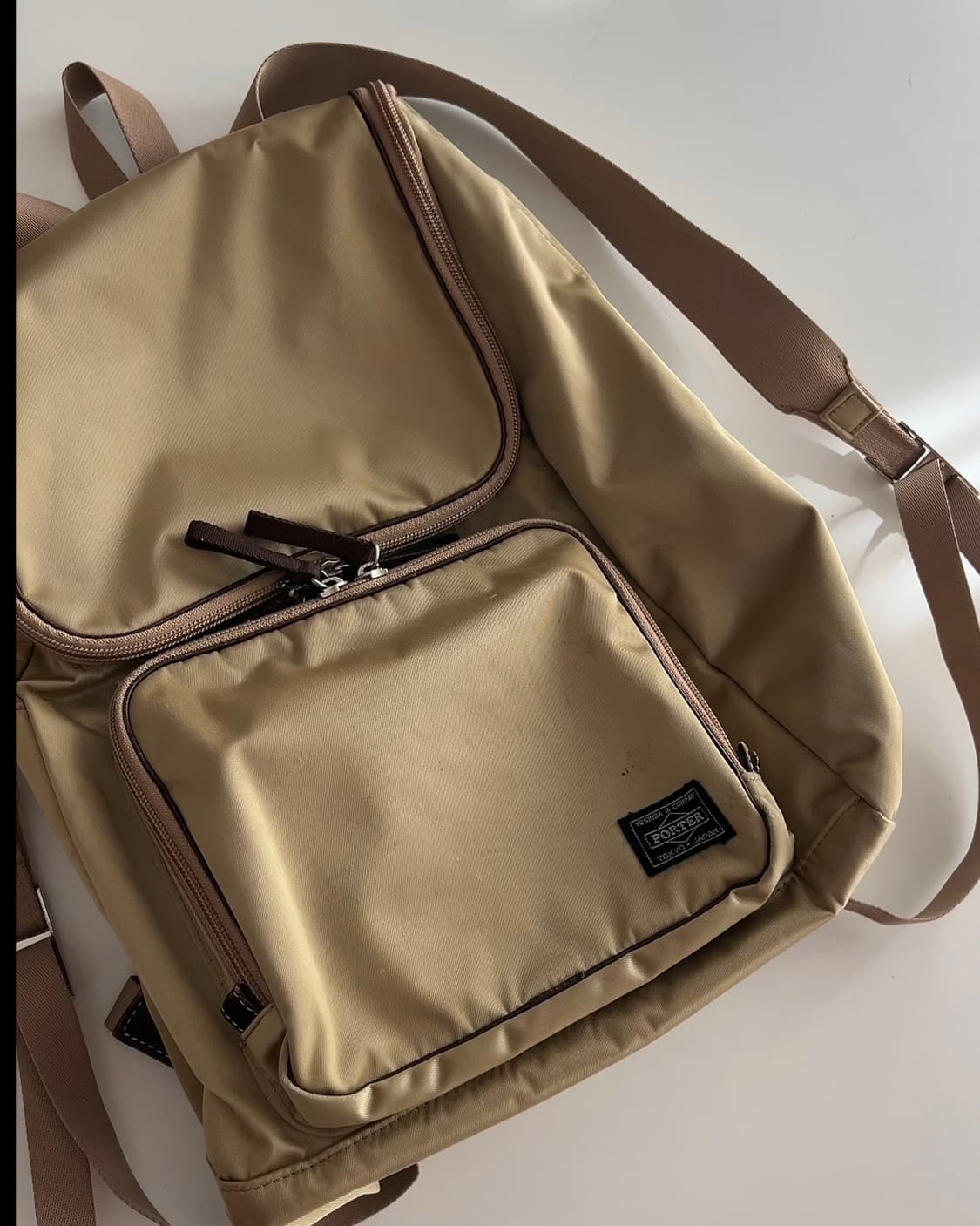 요시다 포터 플랜 데이팩 백팩 베이지 상품이미지2