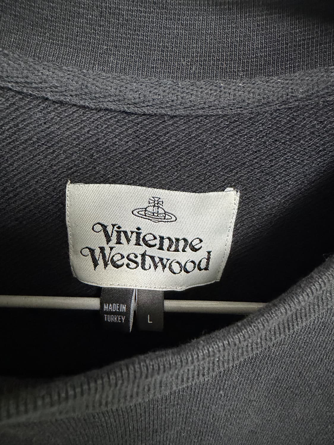 비비안웨스트우드 블랙 맨투맨 L 상품이미지4