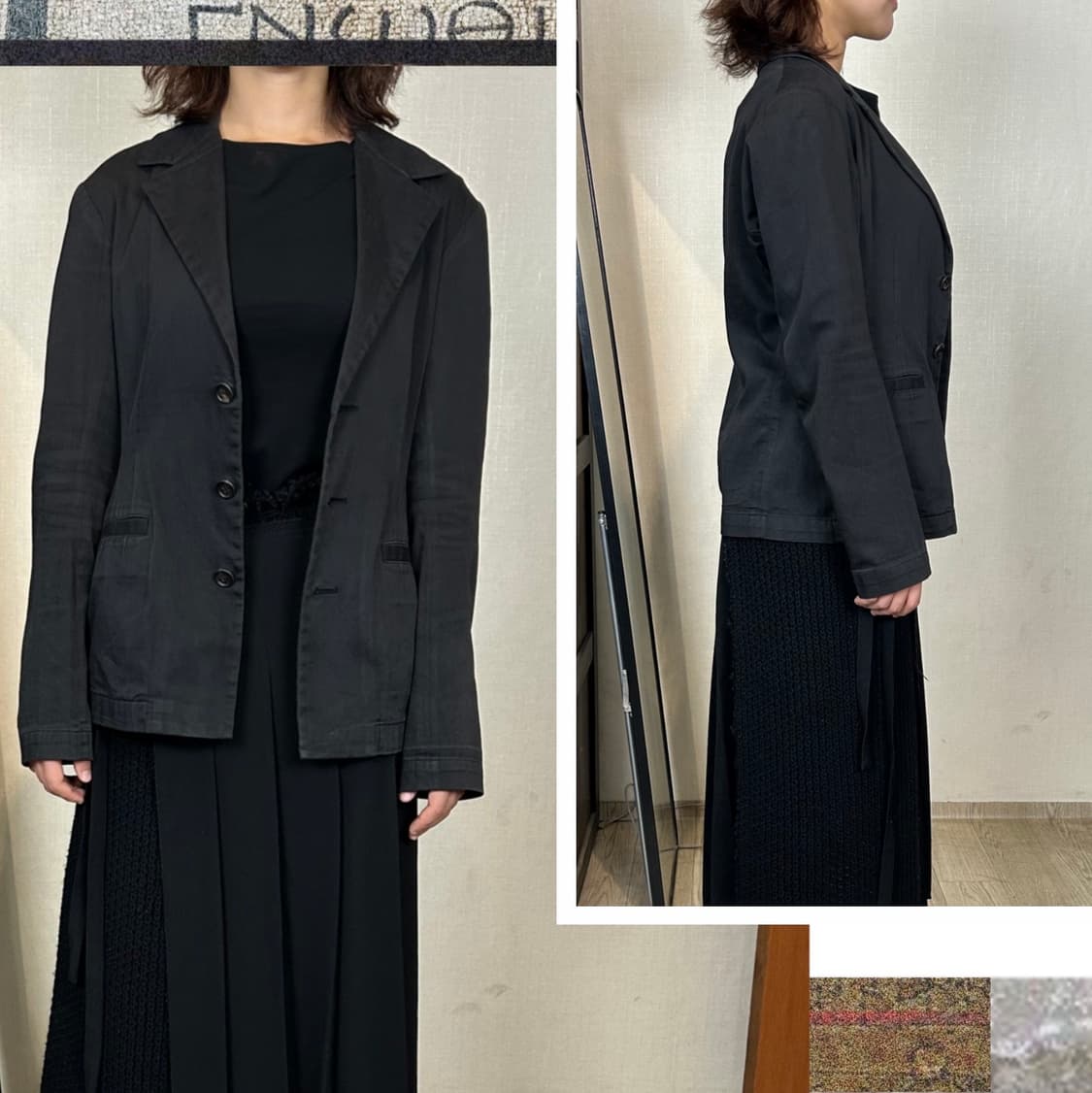요지 야마모토 Y’s 코튼 자켓 상품이미지1