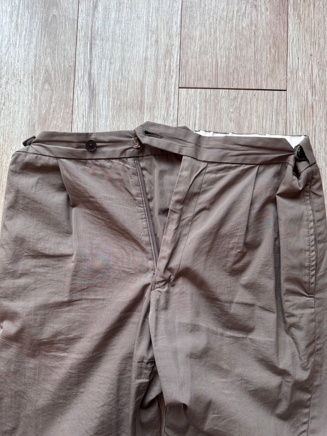 카모시타 그레이 코튼 투피스 셋업 46  상품이미지4