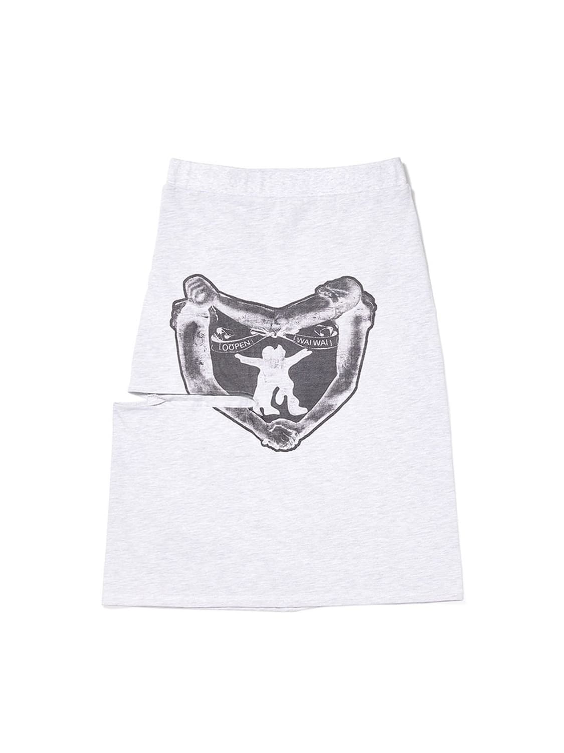 Open yy HUG&HEART CUTOUT SKIRT 상품이미지1