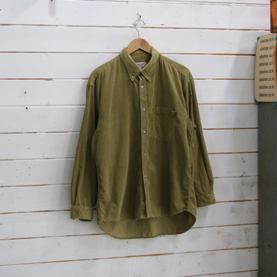 (착용컷) THE MAY CLUB 코듀로이 셔츠 (남성용 100) 상품이미지1