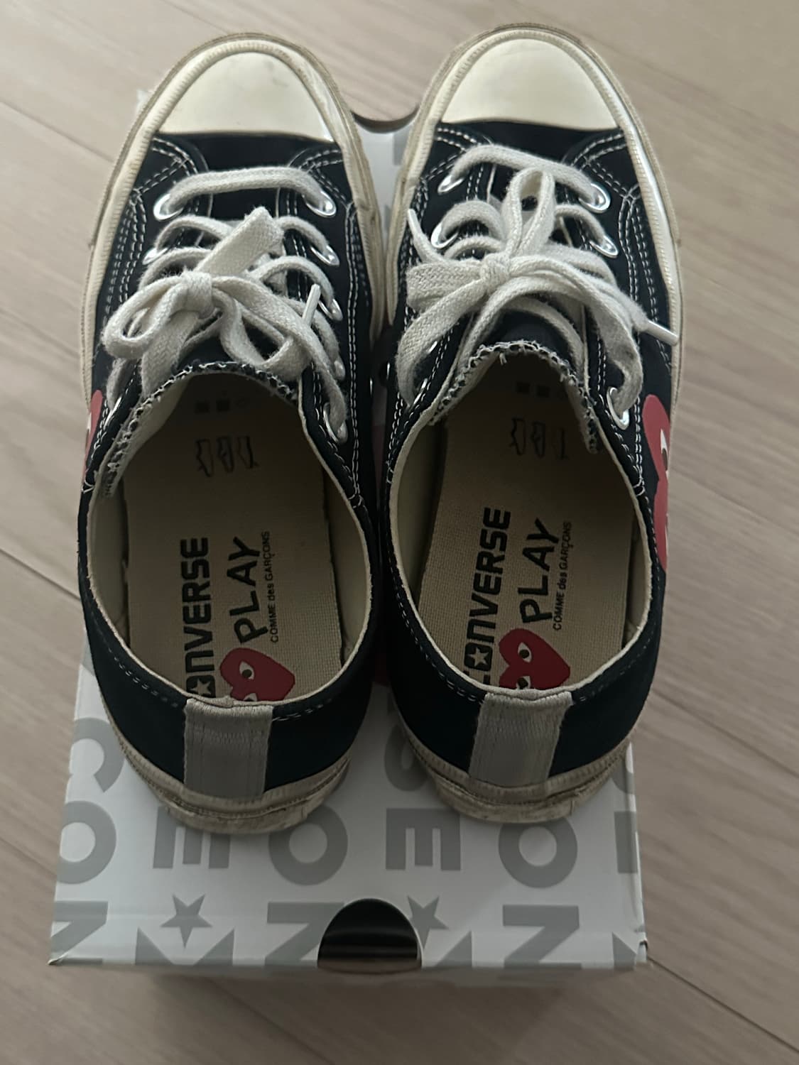 컨버스 꼼데가르송 척 70 로우 블랙230 상품이미지3