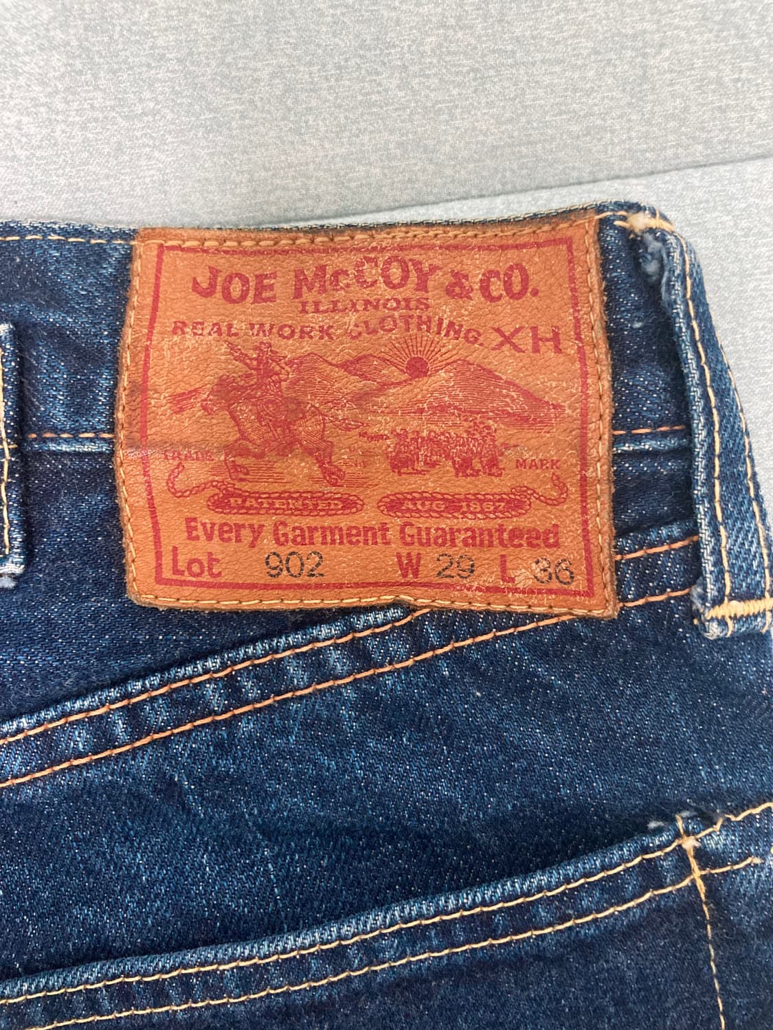 리얼맥코이 조맥코이 902 데님팬츠 W29 상품이미지7