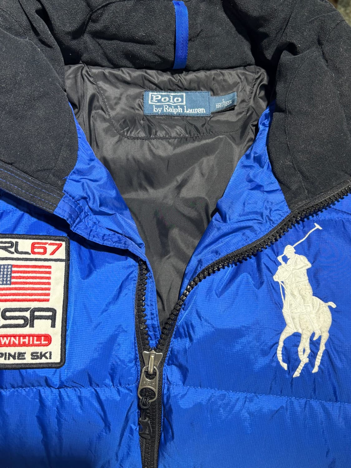 폴로USA성조기 패딩L 상품이미지5