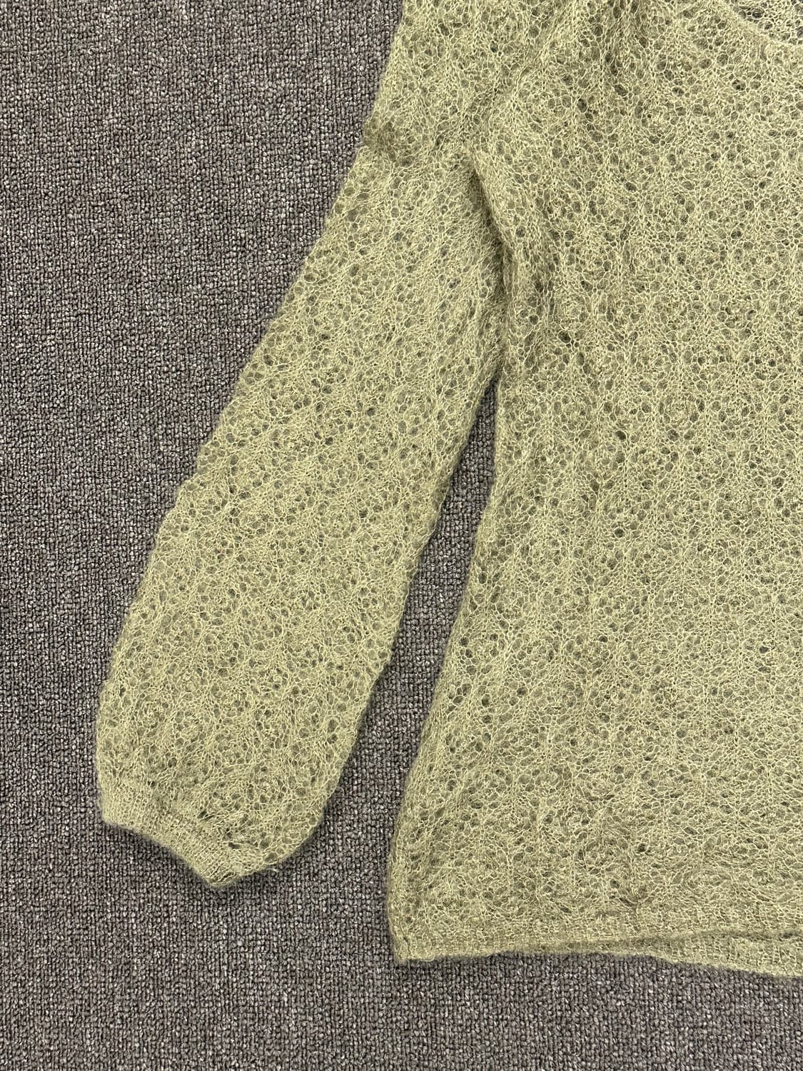 38)Japanese vintage 여성 보헤미안 시스루 니트 상품이미지2