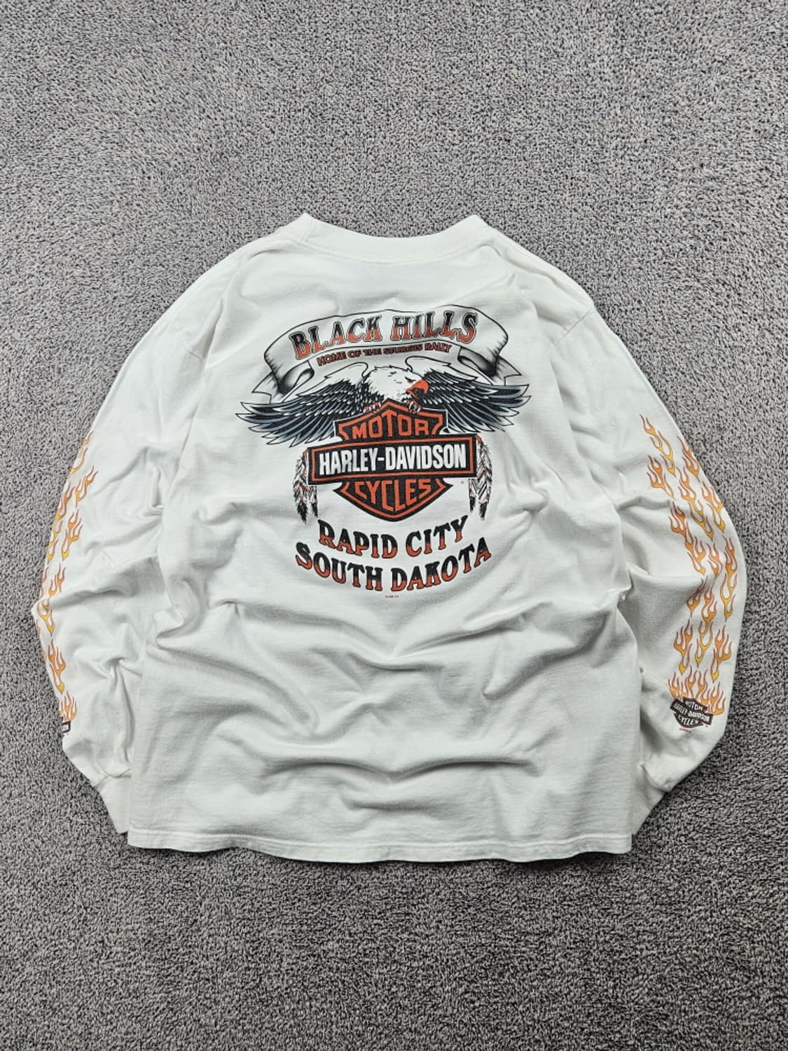 할리데이비슨 블랙힐스스터지스 랠리 플레임 롱슬리브 ( L )/ 10541 상품이미지1