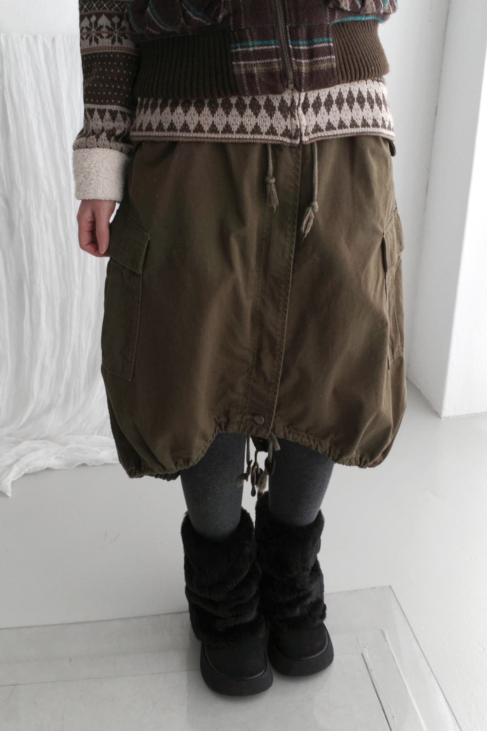 cargo string balloon skirt 상품이미지5